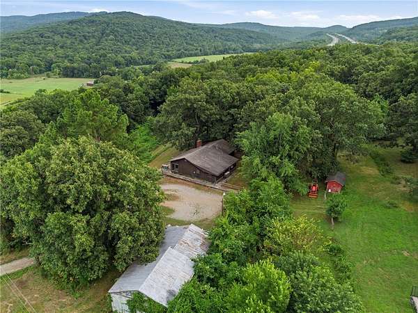 11 Acres of Land with Home for Sale in West Fork, Arkansas