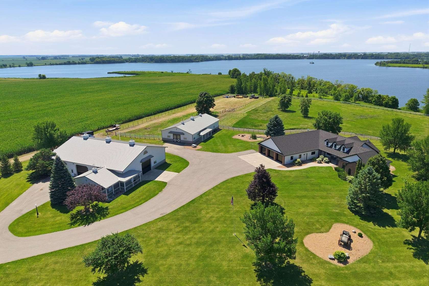 17.6 Acres of Land with Home for Sale in Gaylord, Minnesota