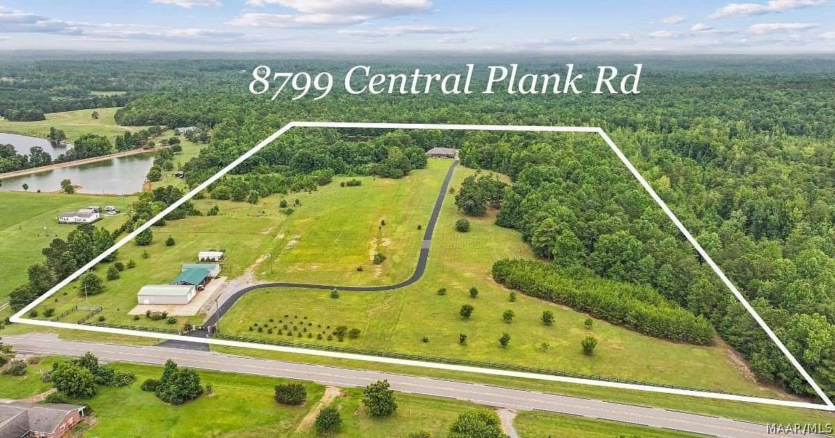 34 Acres of Land with Home for Sale in Wetumpka, Alabama