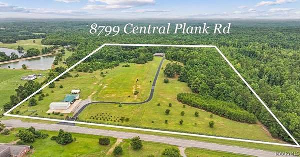 34 Acres of Land with Home for Sale in Wetumpka, Alabama