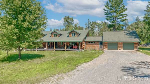 80 Acres of Recreational Land with Home for Sale in Vulcan, Michigan