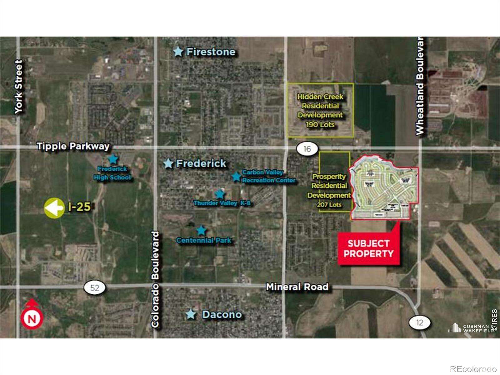 125 Acres of Land for Sale in Frederick, Colorado