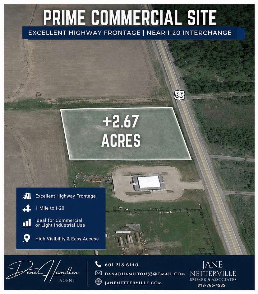2.67 Acres of Commercial Land for Sale in Tallulah, Louisiana