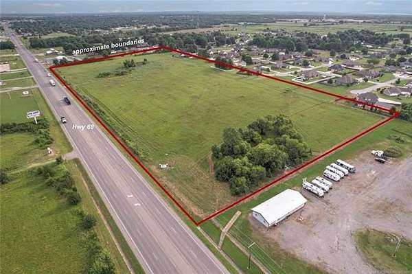 17.2 Acres of Commercial Land for Sale in Wagoner, Oklahoma