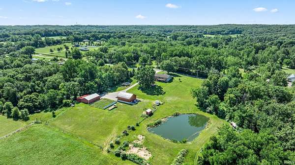 8 Acres of Land with Home for Sale in Bristol, Indiana