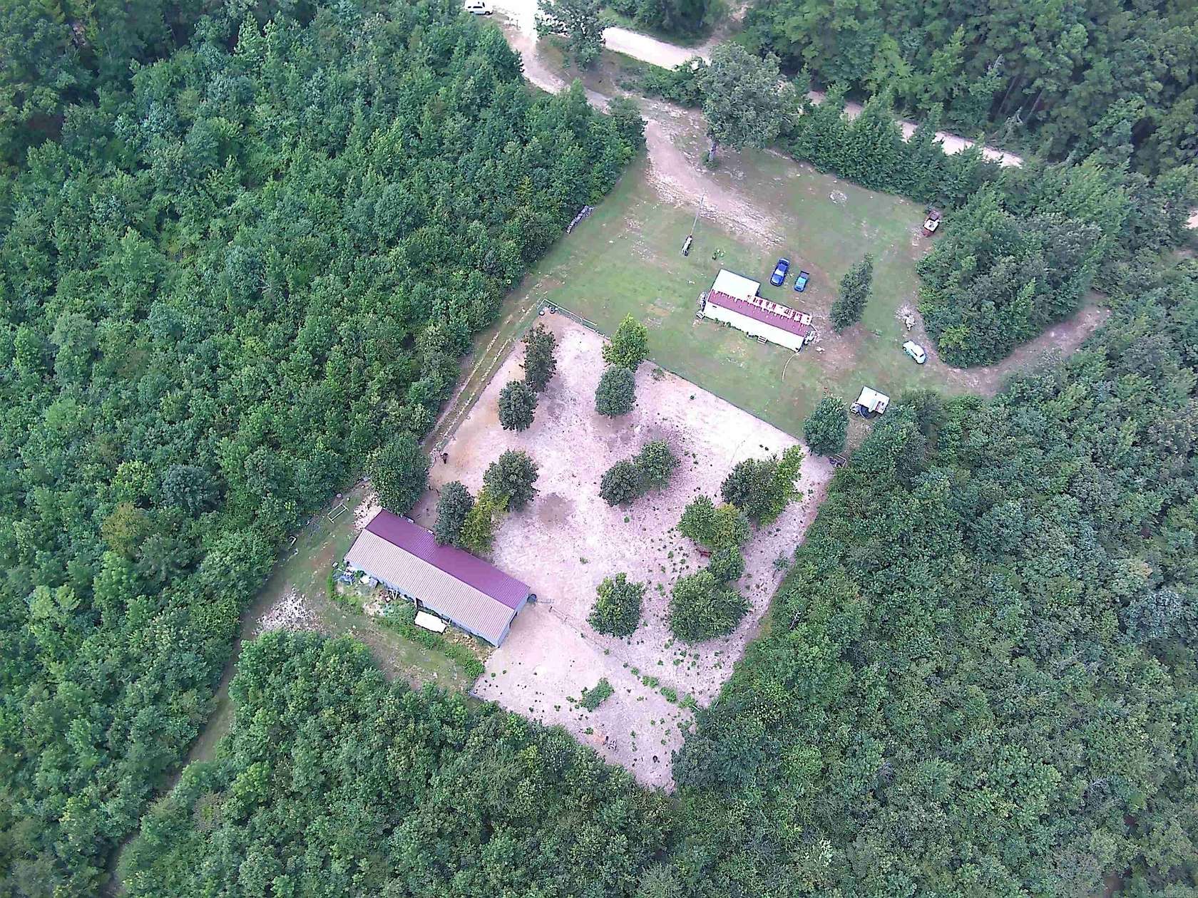 7.78 Acres of Land with Home for Sale in Amity, Arkansas