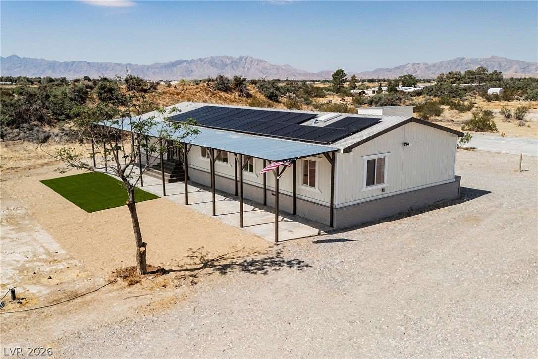 5 Acres of Land with Home for Sale in Pahrump, Nevada