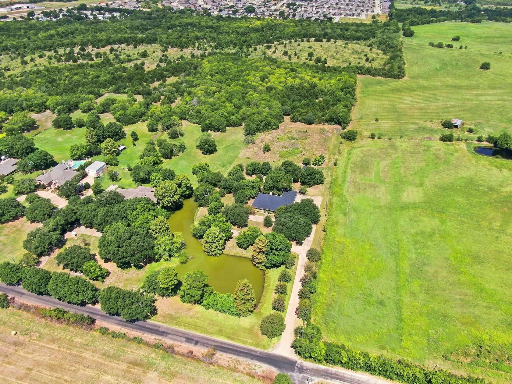 7.63 Acres of Land with Home for Sale in Ennis, Texas