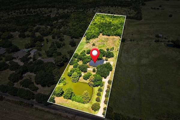7.63 Acres of Land with Home for Sale in Ennis, Texas