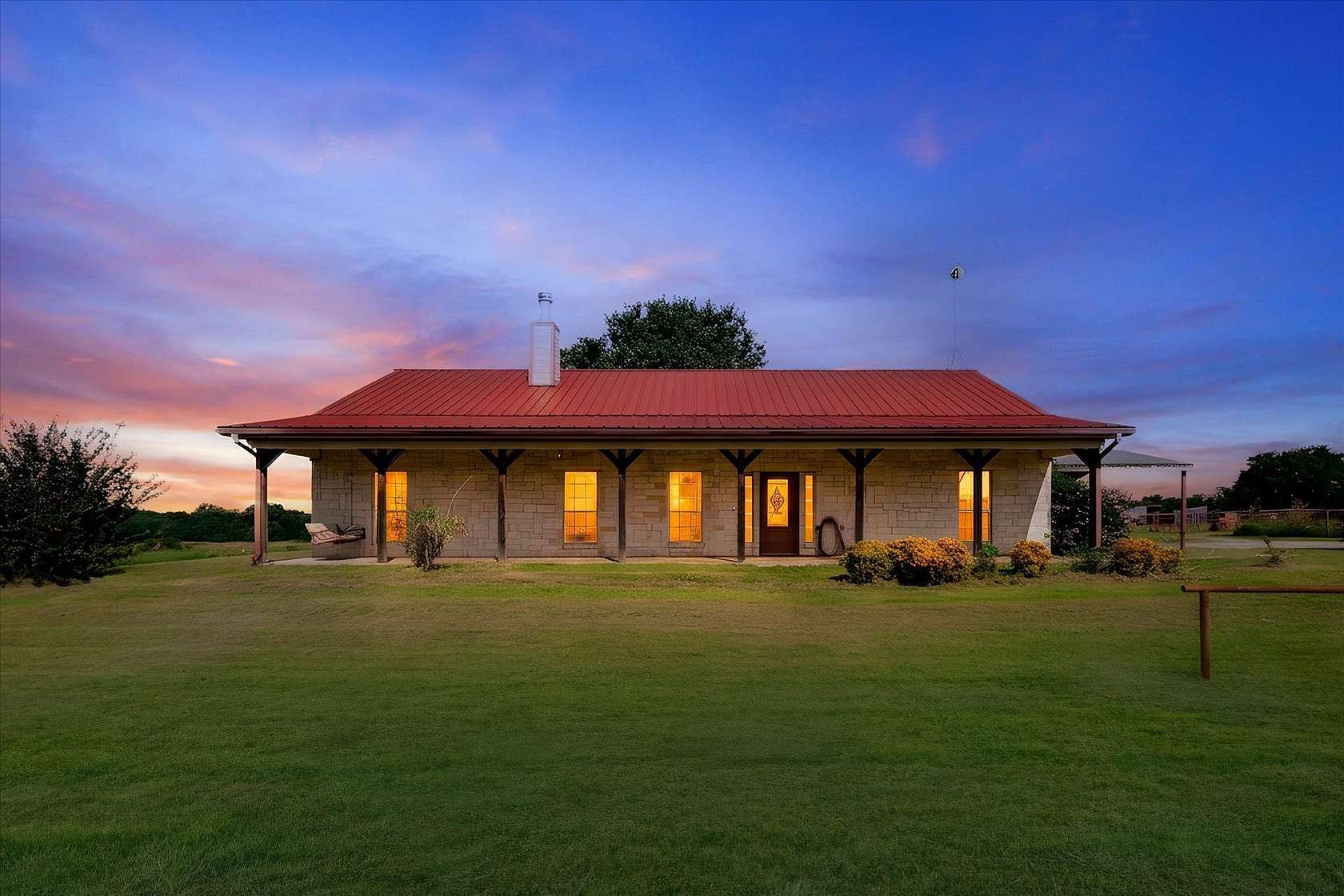 11 Acres of Land with Home for Sale in Celeste, Texas