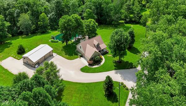 5 Acres of Land with Home for Sale in Martinsville, Indiana