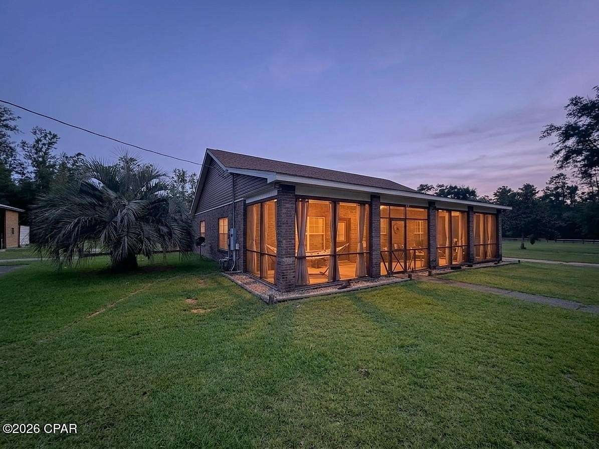 4.53 Acres of Land with Home for Sale in Marianna, Florida