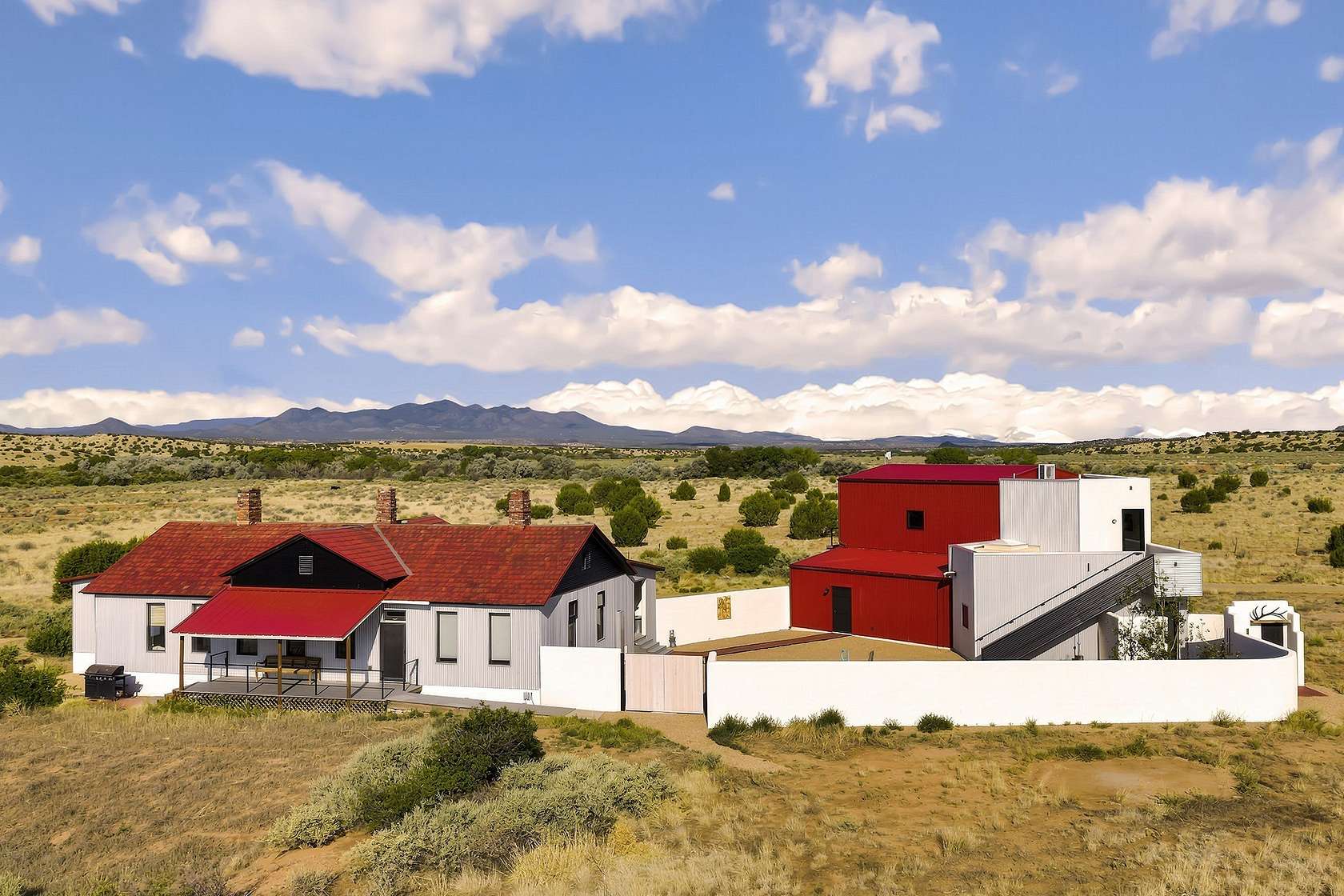 6 Acres of Land with Home for Sale in Galisteo, New Mexico