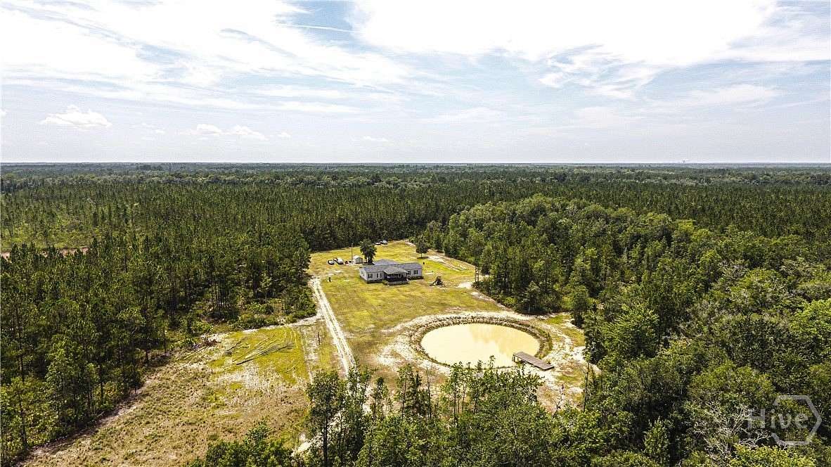 10.1 Acres of Land with Home for Sale in Ludowici, Georgia