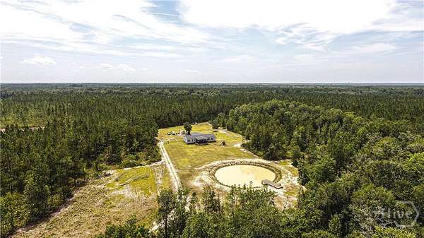 10.1 Acres of Land with Home for Sale in Ludowici, Georgia