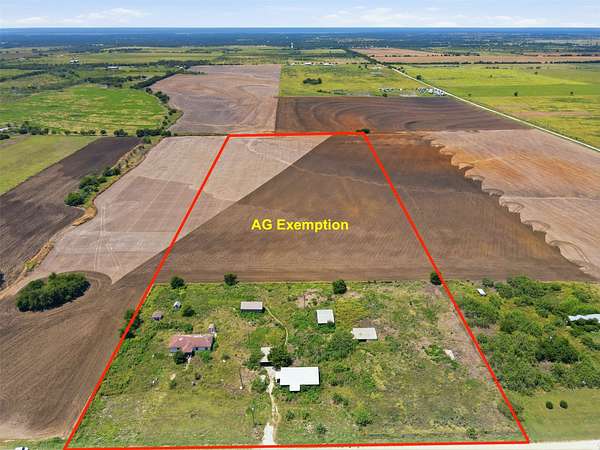 18.1 Acres of Land with Home for Sale in Blum, Texas