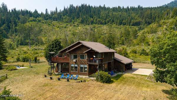48.3 Acres of Land with Home for Sale in Rathdrum, Idaho