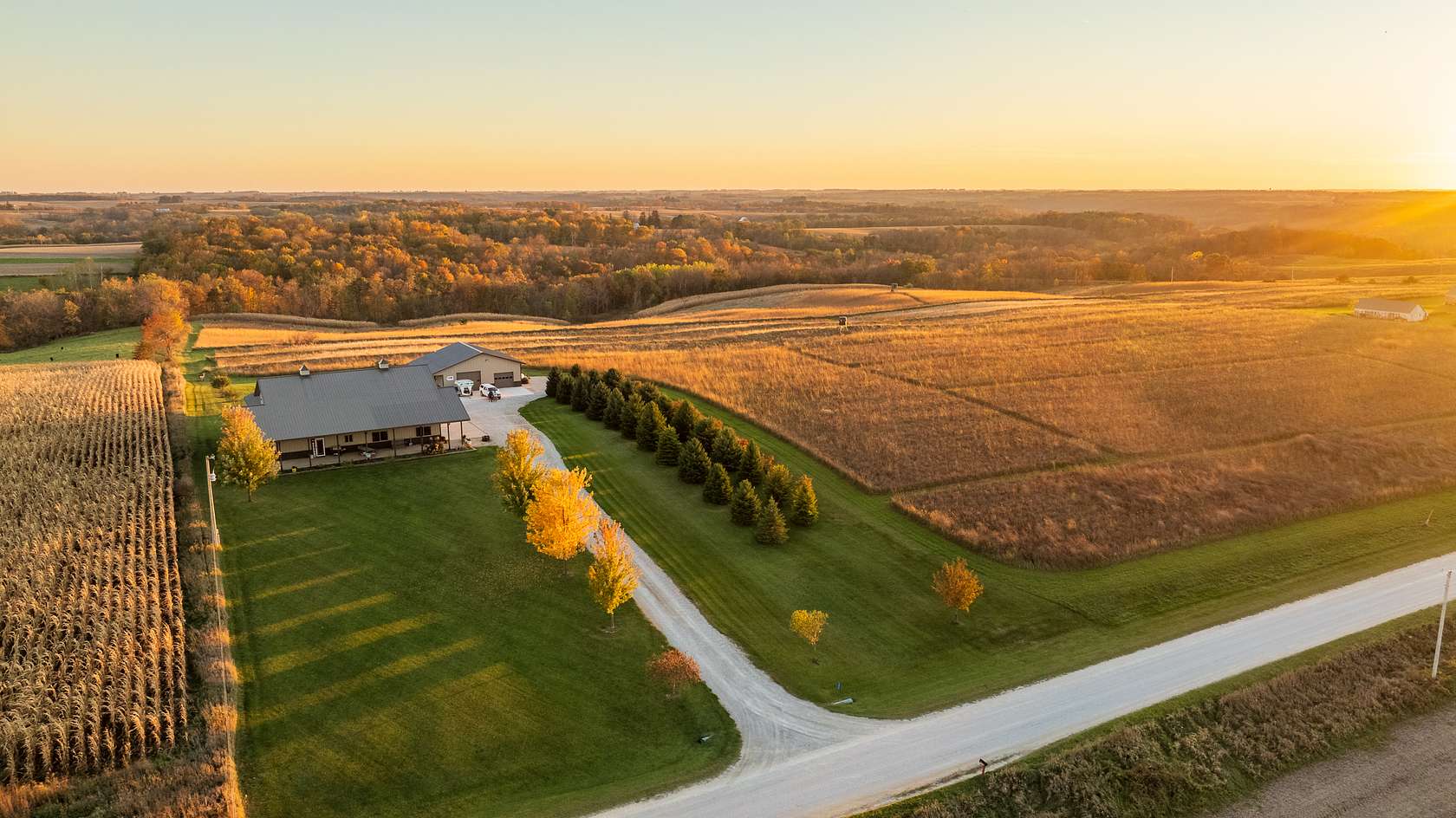 42 Acres of Land with Home for Sale in Decorah, Iowa