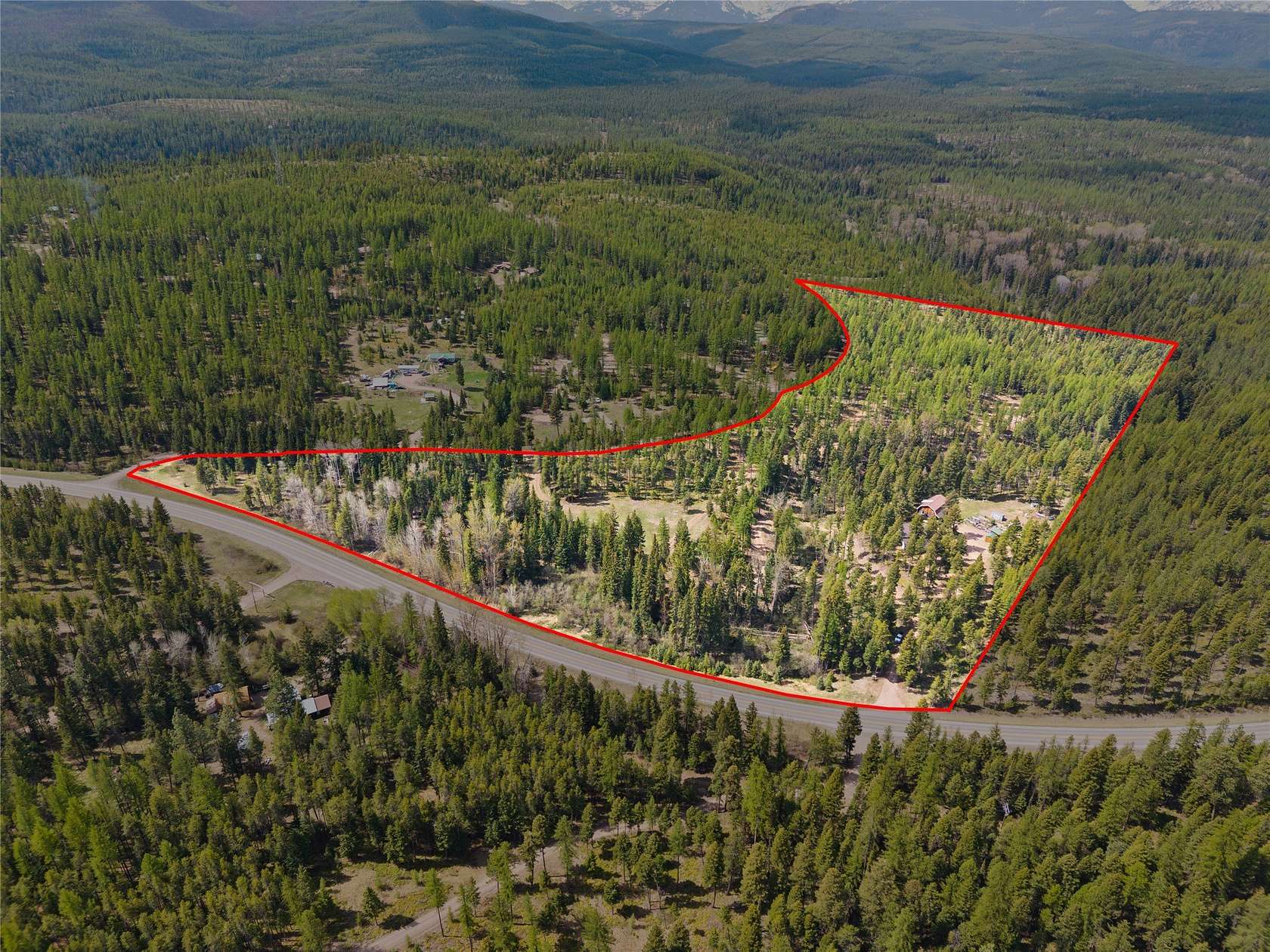 10.2 Acres of Land with Home for Sale in Seeley Lake, Montana