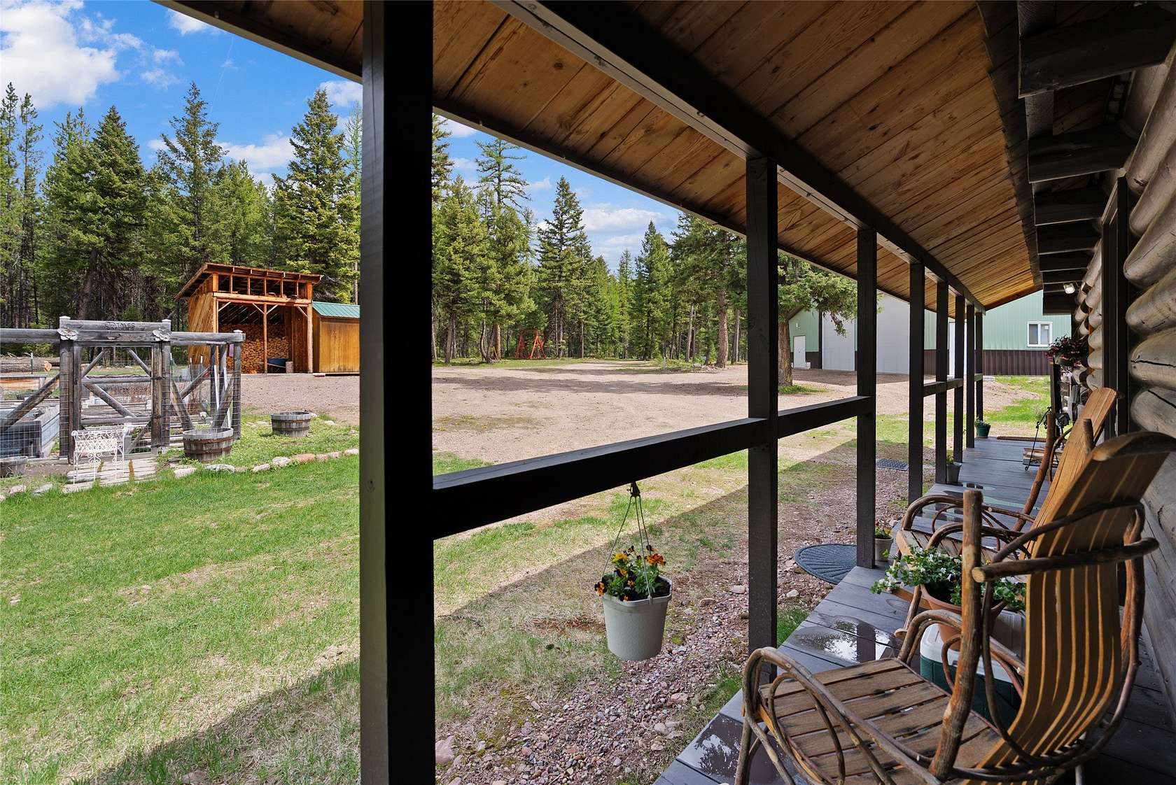 10.2 Acres of Land with Home for Sale in Seeley Lake, Montana