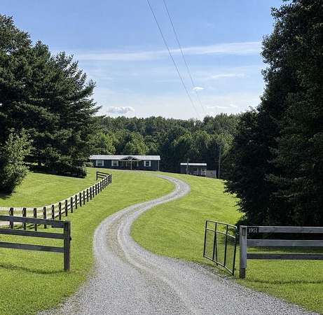 9.62 Acres of Land with Home for Sale in Hustonville, Kentucky