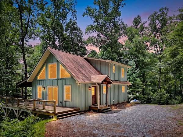 22.1 Acres of Recreational Land with Home for Sale in Sylva, North Carolina