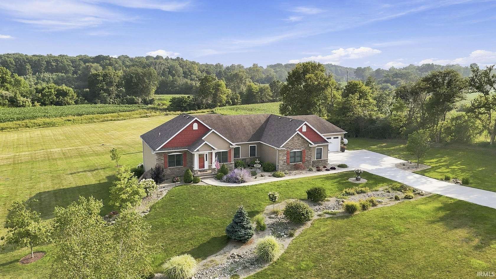 5.43 Acres of Land with Home for Sale in Auburn, Indiana