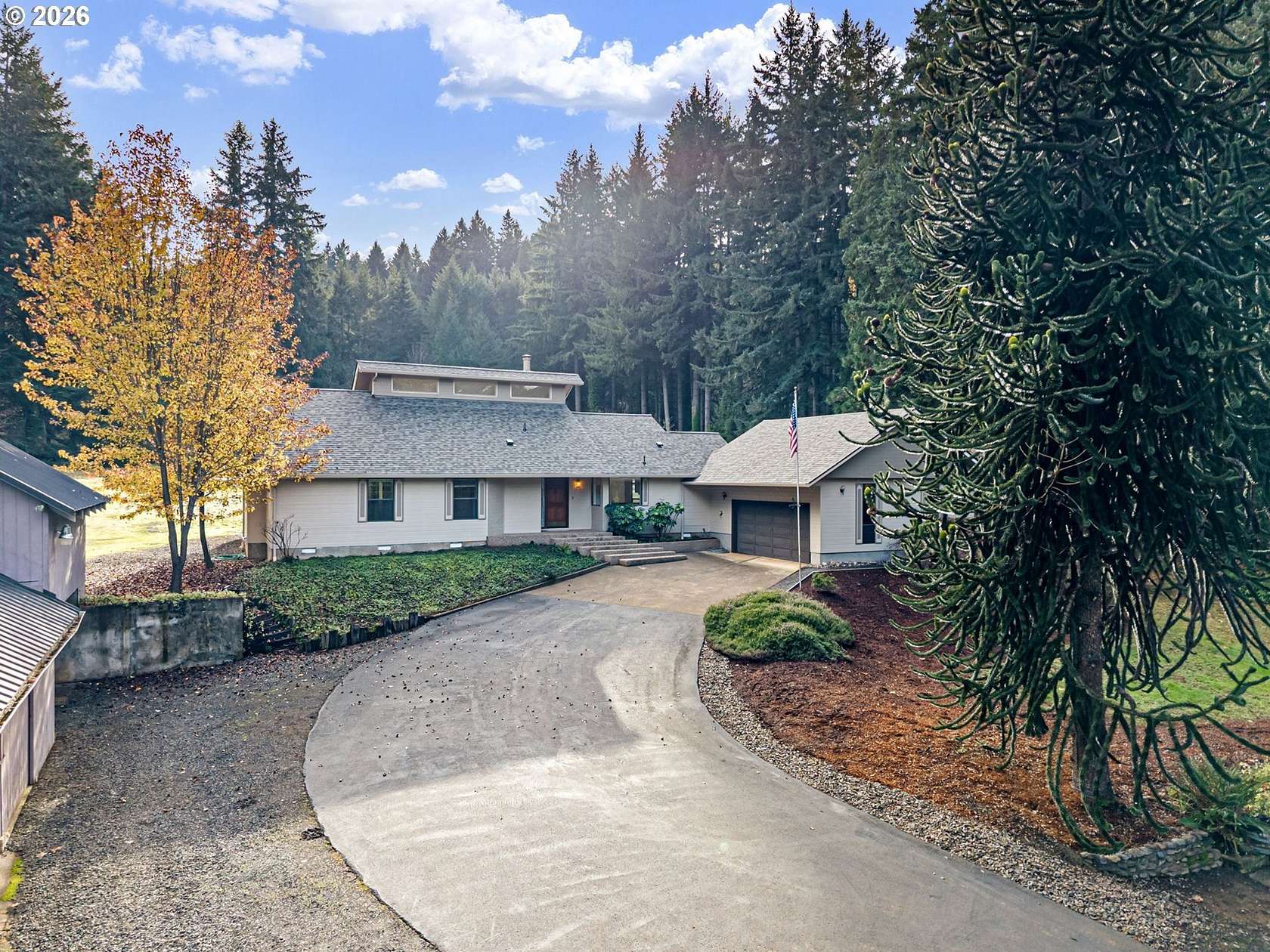4.68 Acres of Land with Home for Sale in Dorena, Oregon
