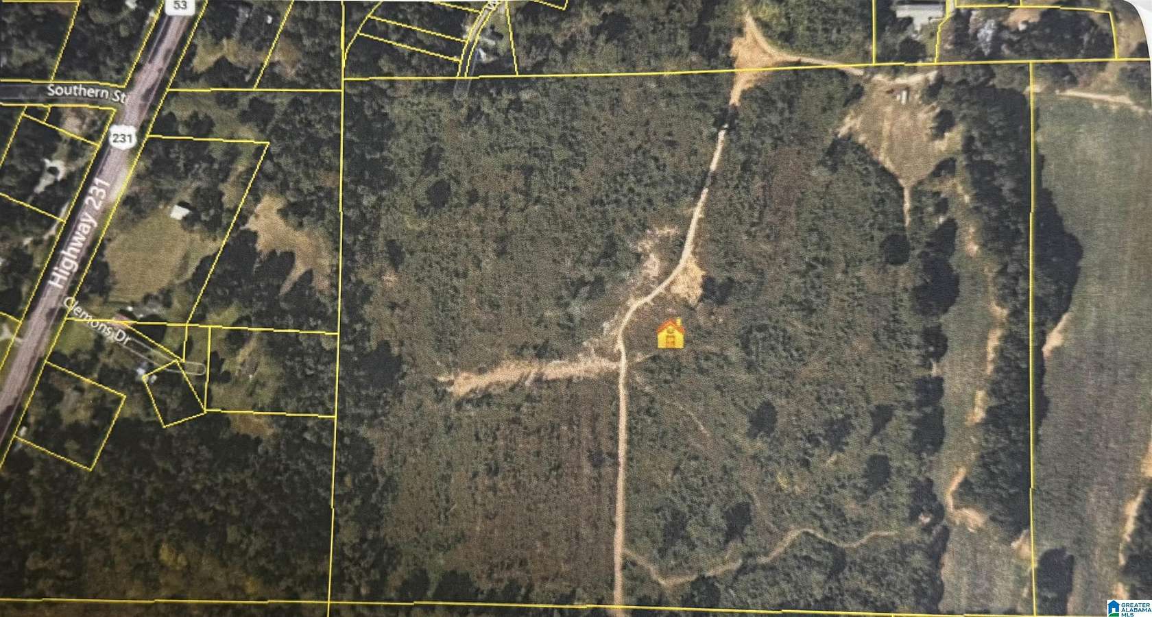 52 Acres of Recreational & Residential Land for Sale in Vincent, Alabama
