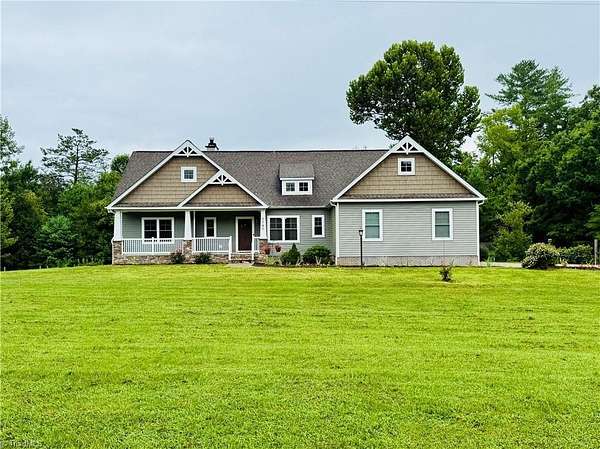 35.1 Acres of Land with Home for Sale in Hays, North Carolina