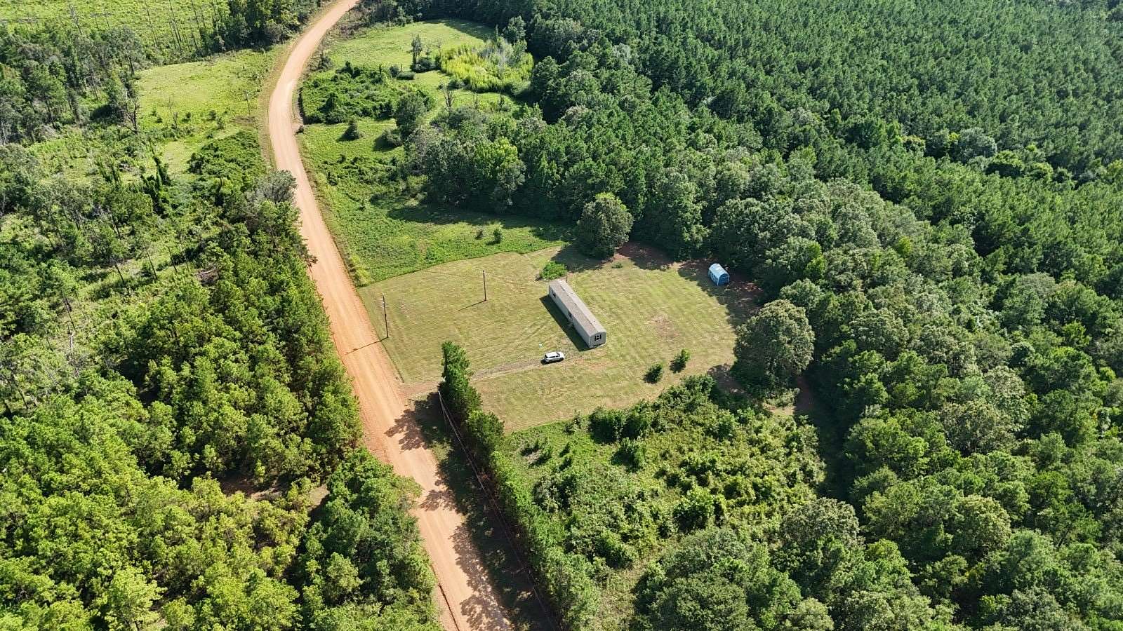 10 Acres of Land with Home for Sale in Florien, Louisiana