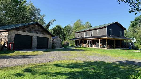 16.1 Acres of Land with Home for Sale in Canton, New York