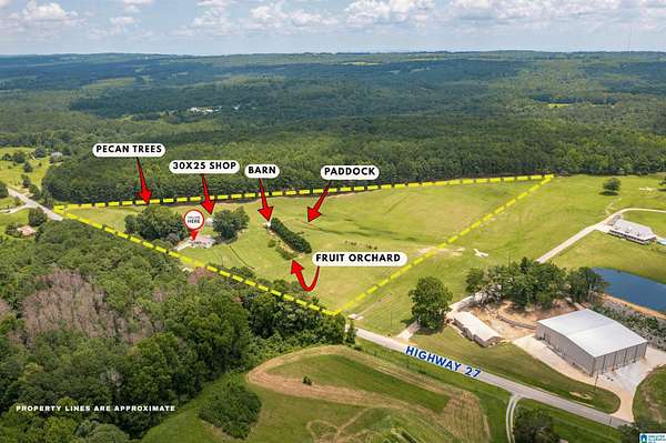 10 Acres of Land with Home for Sale in Springville, Alabama