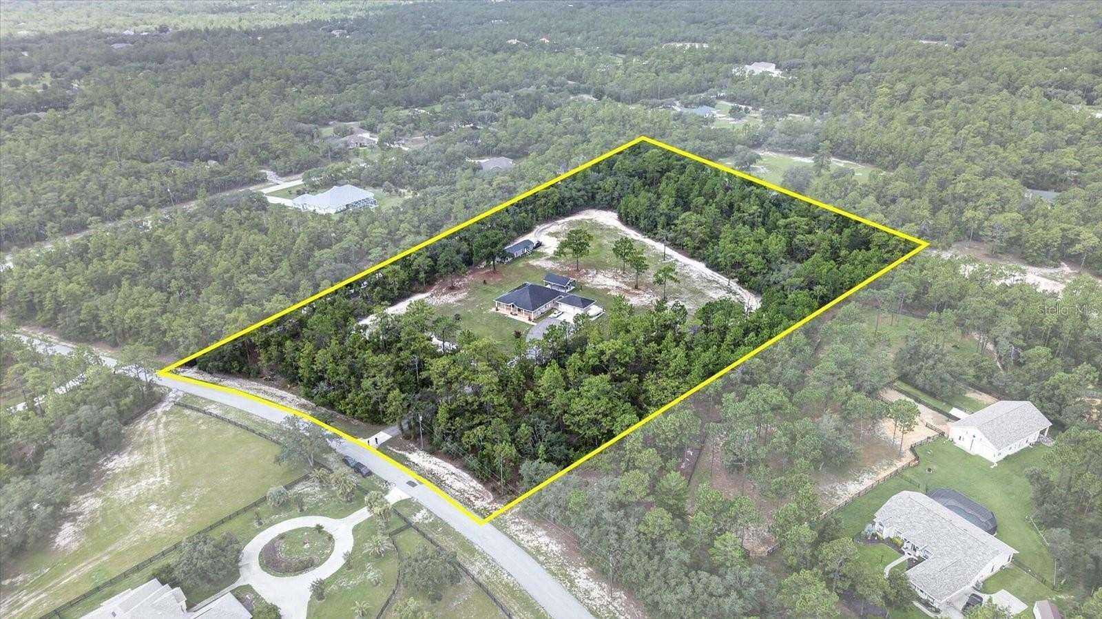 7.1 Acres of Land with Home for Sale in Beverly Hills, Florida