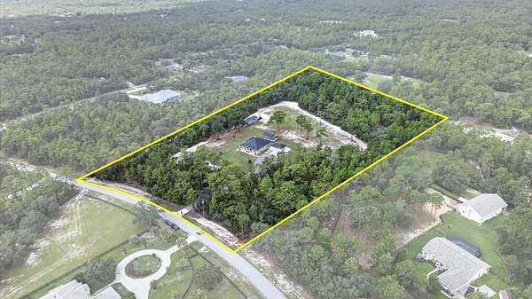 7.1 Acres of Land with Home for Sale in Beverly Hills, Florida