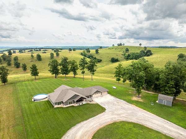 1,125 Acres of Land with Home for Sale in Ava, Missouri