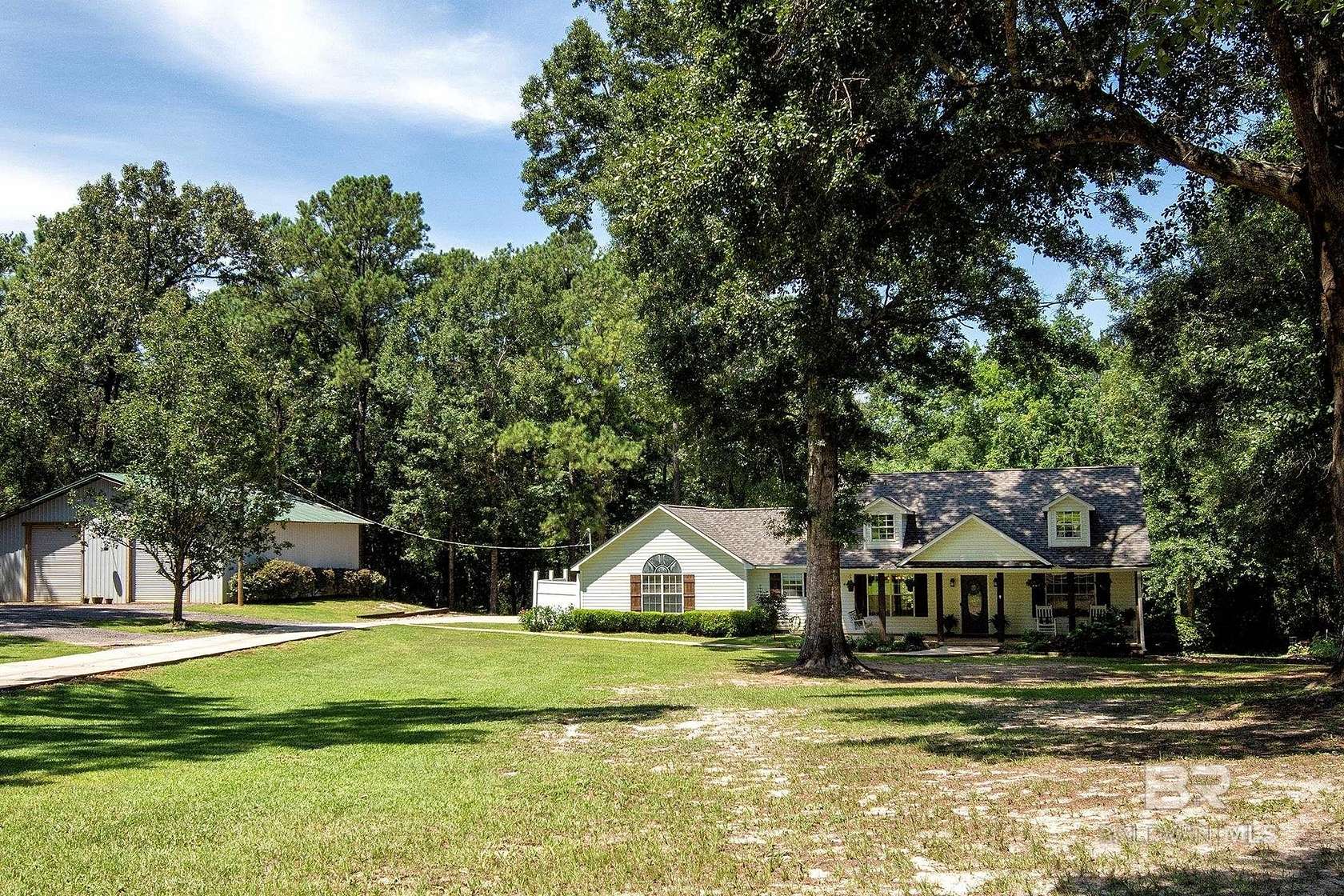 4.85 Acres of Land with Home for Sale in Bay Minette, Alabama
