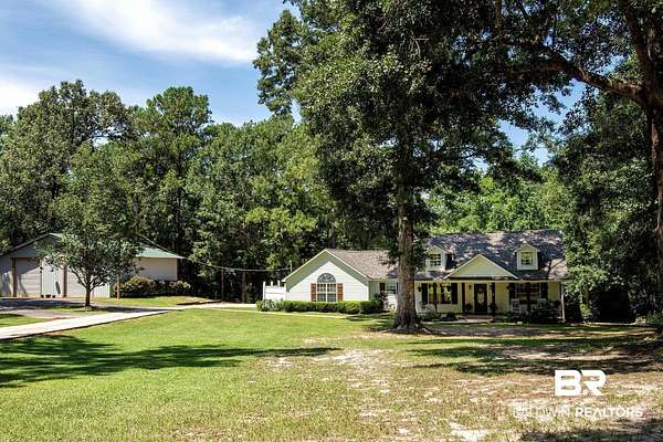 4.85 Acres of Land with Home for Sale in Bay Minette, Alabama