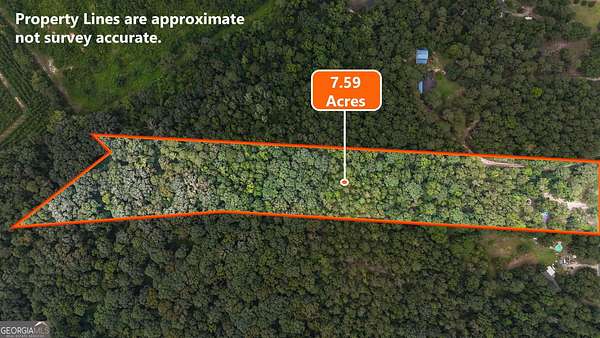 7.59 Acres of Land with Home for Sale in Knoxville, Georgia
