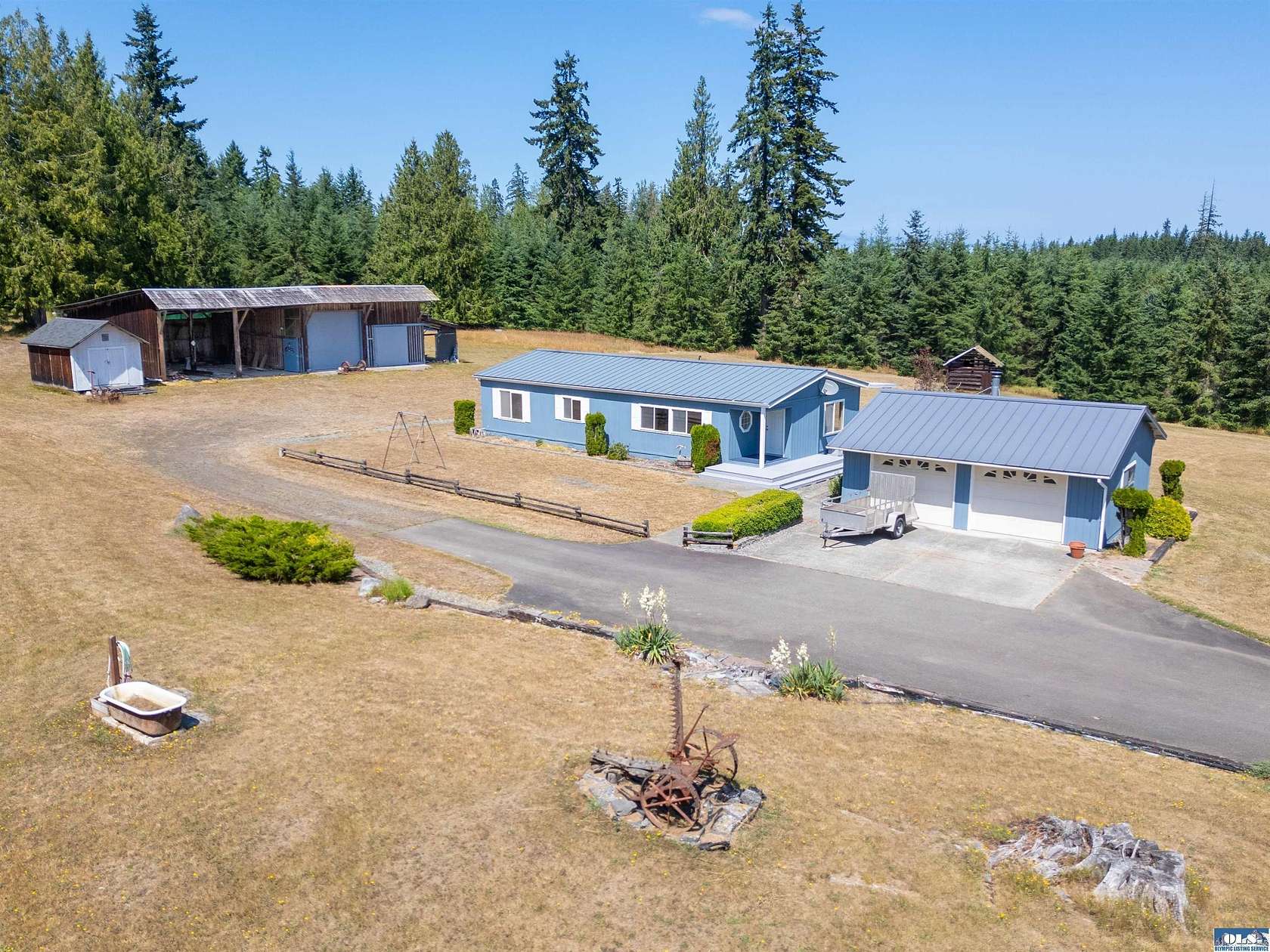 13.2 Acres of Land with Home for Sale in Port Angeles, Washington