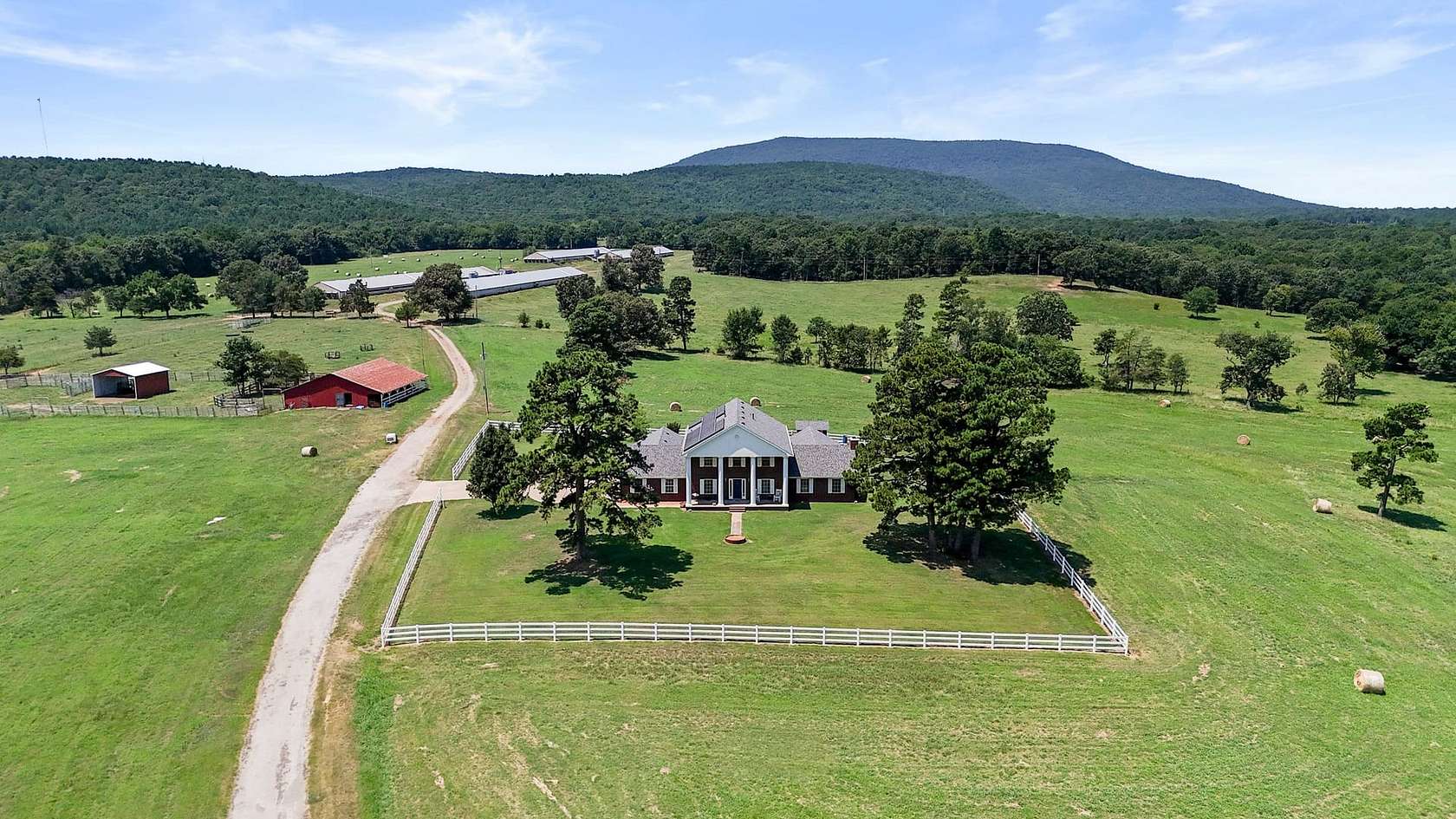 160 Acres of Agricultural Land with Home for Sale in Waldron, Arkansas