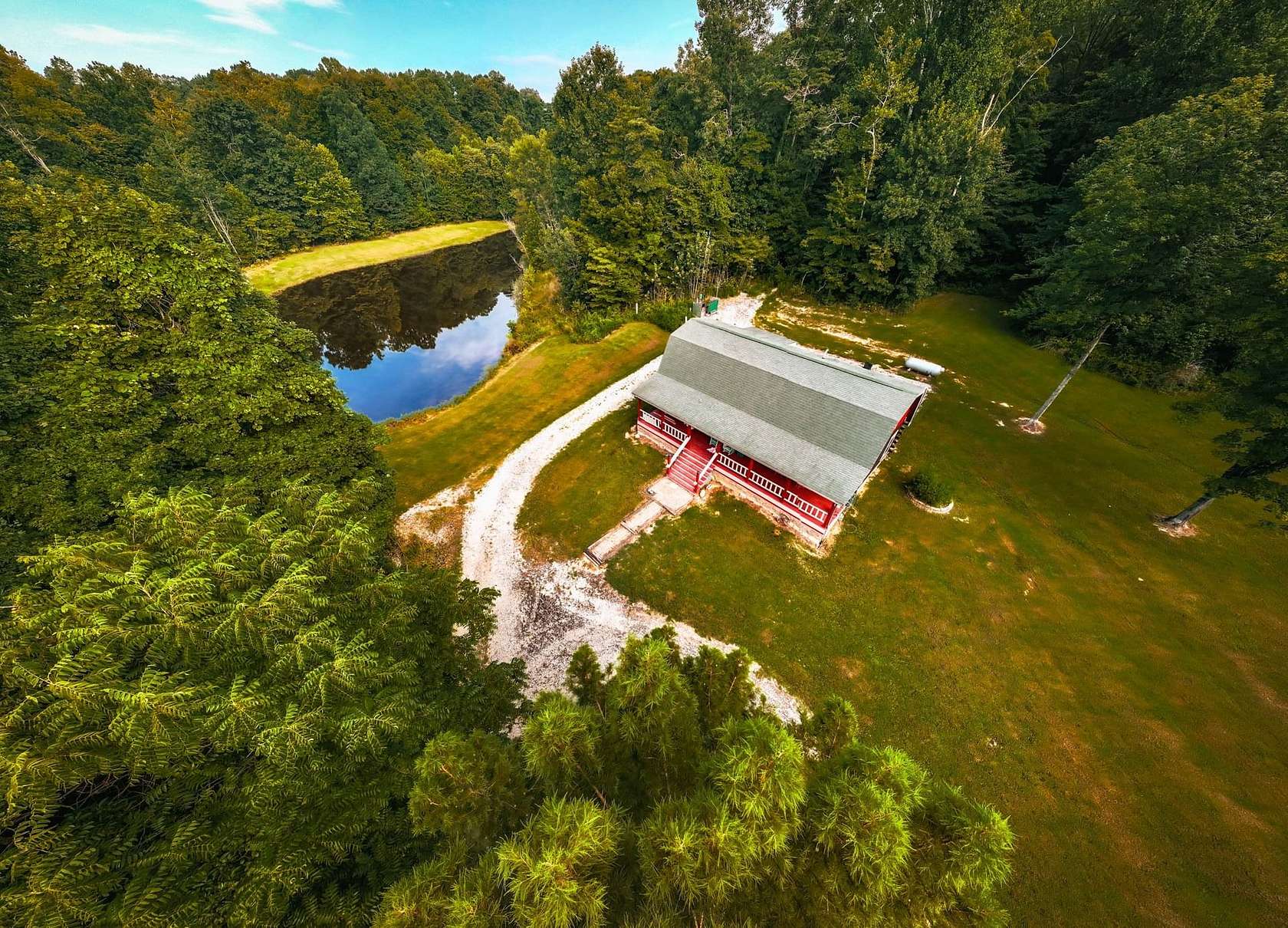 20 Acres of Land with Home for Sale in Poland, Indiana