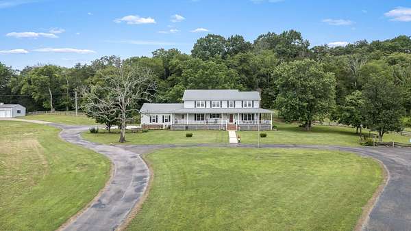 11.7 Acres of Land with Home for Sale in Lynchburg, Tennessee