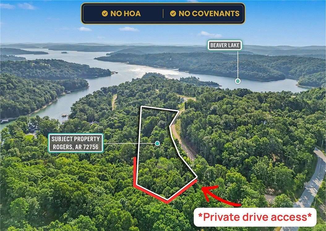 2.88 Acres of Residential Land for Sale in Rogers, Arkansas