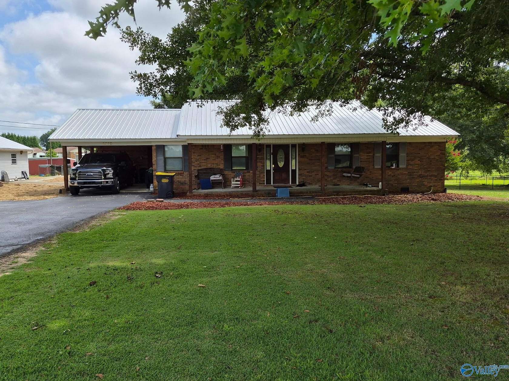6.6 Acres of Land with Home for Sale in Eva, Alabama