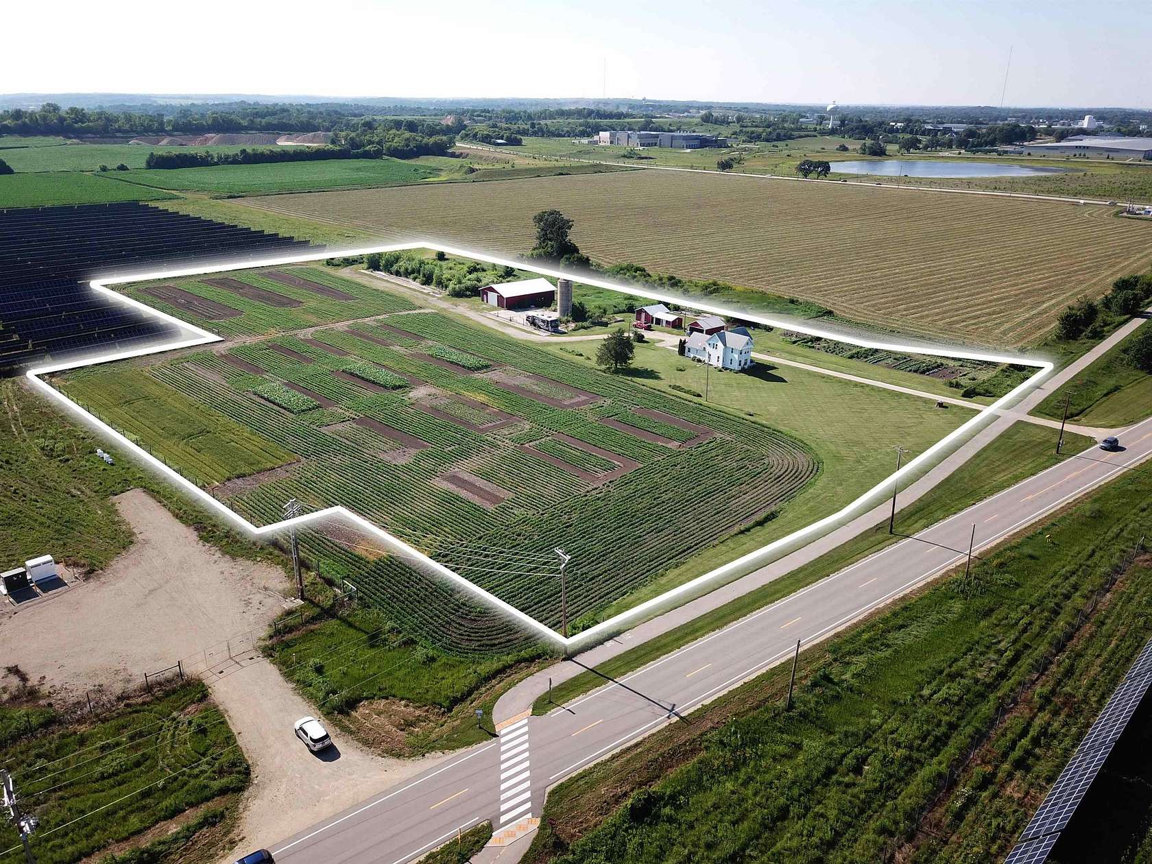 8.44 Acres of Land with Home for Sale in Fitchburg, Wisconsin