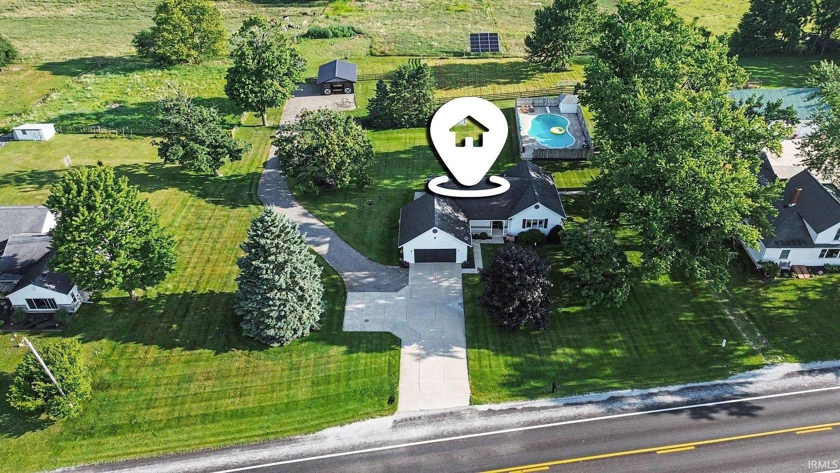 3.64 Acres of Land with Home for Auction in Goshen, Indiana