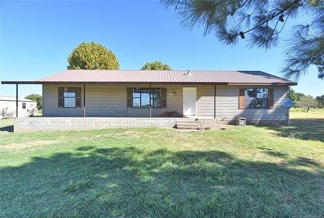 25 Acres of Agricultural Land with Home for Sale in Bristow, Oklahoma