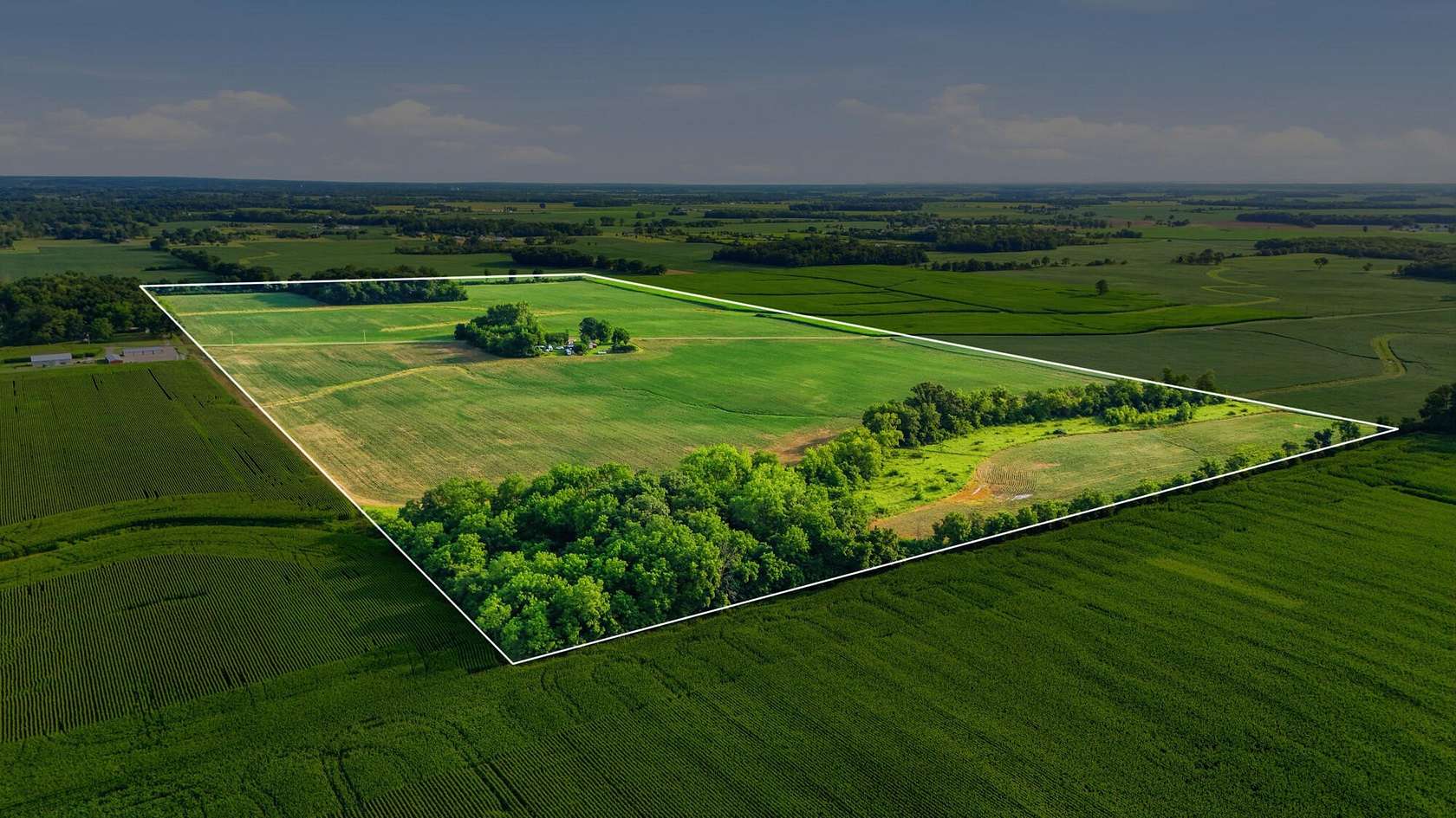 101 Acres of Improved Agricultural Land for Auction in South Vienna, Ohio