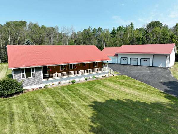 16.8 Acres of Land with Home for Sale in Lisbon, New York
